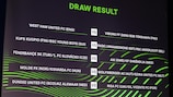 Play-off round draw result