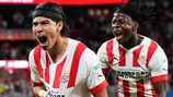 PSV Eindhoven are through to the play-offs after edging past Monaco in extra time