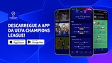 A app da UEFA Champions League é uma ferramenta fantástica