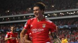 Dárwin Núñez fête un but sous le maillot de Benfica