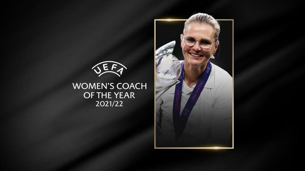 Sarina Wiegman wins the 2021/22 UEFA Women’s Coach of the Year award