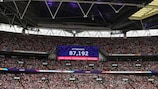 Mit der Zuschauerzahl beim EM-Endspiel 2022 wurde ein neuer Besucherrekord für eine Begegnung bei einem EM-Endrundenspiel der Frauen und Männer aufgestellt. 