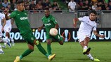 Paulo Dybala in azione durante la sfida tra Ludogorets e Roma