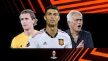Bodø/Glimts Ola Solbakken, Man Uniteds Cristiano Ronaldo und Roma-Coach José Mourinho