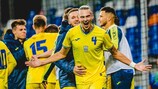 Ukraine celebrate their return to the final phase