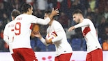 A Turquia garantiu a promoção na quinta jornada