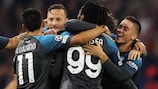 Napoli celebrate en route to a famous triumph at Ajax
