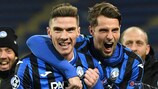 Atalanta celebrate after completing their 2019/20 Lazarus act