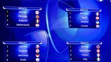 BUCHAREST, ROMANIA Ð OCTOBER 18:  The four groups of the UEFA European Under-21 Championship 2022/23 Final Tournament Draw at Romanian Atheneum on October 18, 2022, inBucharest, Romania. (Photo by Alex Nicodim)