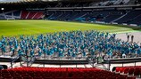 Des volontaires pendant l'UEFA EURO 2020 à Hampden Park