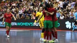 Portugal venceu a Itália em casa e confirmou o apuramento para a fase final