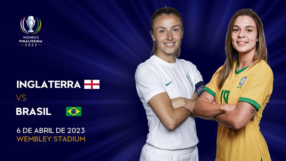 Brasil e Inglaterra jugarán la Finalissima Femenina en abril