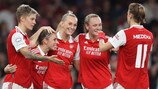 There was joy for Arsenal on their 100th appearance in UEFA women's club competition