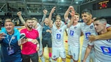 Città di Eboli celebrate winning Group 7 on debut