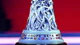 The base of the UEFA Europa League trophy