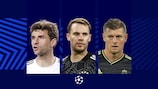 Thomas Müller, Manuel Neuer et Toni Kroos