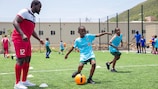 The Royal Dutch Football Association (KNVB) supporting football in St. Maarten with UEFA Assist