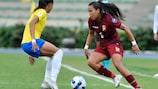 UEFA's aid program encourages women and girls to play football in Venezuela.