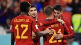 Spain cruised past Costa Rica in their opening match 