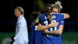 Magdalena Eriksson et Millie Bright fêtent la victoire de Chelsea face au Real Madrid