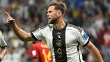 Niclas Füllkrug festeggia il gol del pareggio della Germania contro la Spagna 