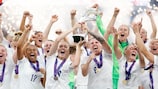 L'Angleterre fête son triomphe à l'EURO féminin à Wembley