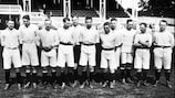 L'équipe néerlandaise est photographiée en 1912