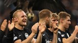 Il Francoforte festeggia una vittoria nella fase a gironi