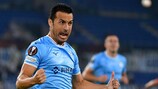 Pedro Rodriguez fête un but en Europa League avec la Lazio