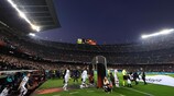 O embate entre Barcelona e Manchester United bateu o recorde de espectadores