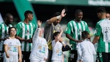 Betis players were joined on the pitch by mascots with varying disabilities