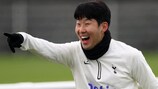 Tottenhams Heung-Min Son am Dienstag im Training