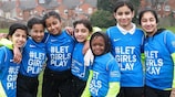 On International Women’s Day, the Biggest Ever Football Session organised by The Football Association takes place at King Edward VI Aston School Playing Fields  in Birmingham, England. 