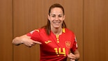 Spain's Peque ahead of the UEFA Women's Futsal EURO 2023 Finals 