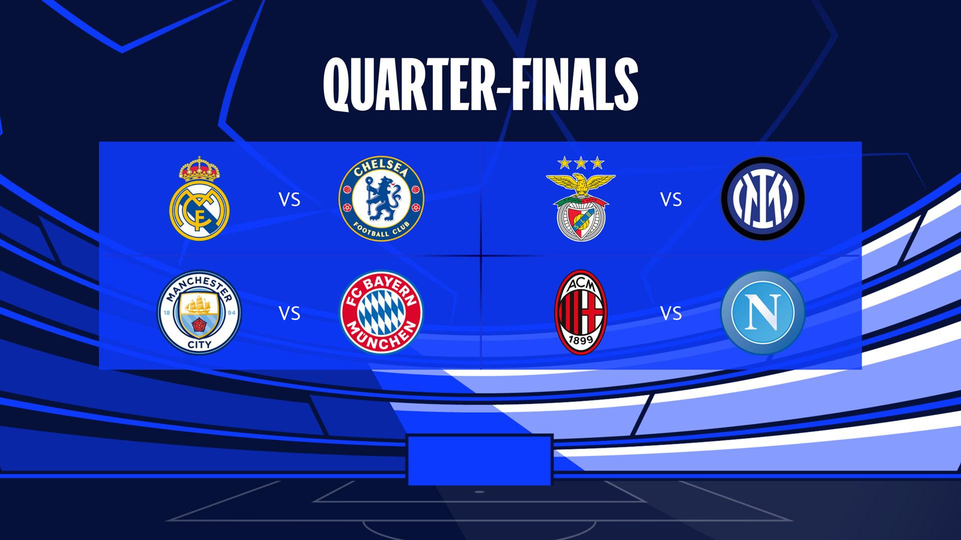 League quarter-finals: the teams | UEFA League |
