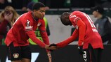Leverkusens Amine Adli und Moussa Diaby 
