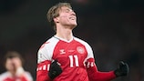 Rasmus Højlund scored five goals in Denmark's opening two qualifiers