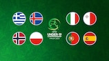 Les candidats à l'EURO U19