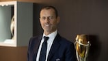 Aleksander Čeferin è stato rieletto all'unanimità a Lisbona come presidente UEFA