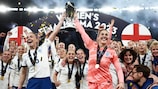 Watch England's trophy lift