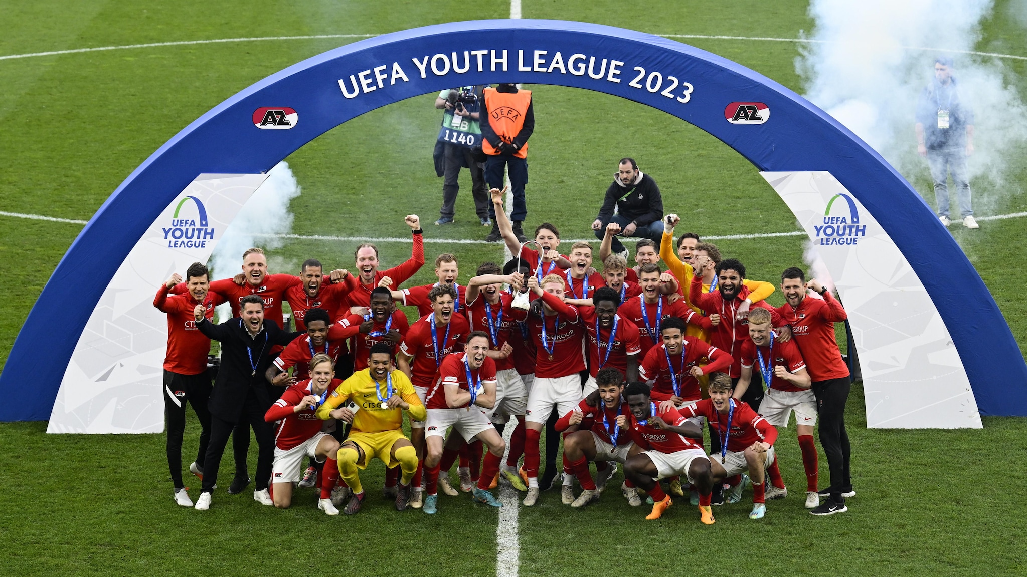 AZ Alkmaar U19 vs Hajduk Split U19 24.04.2023 at UEFA Youth League 2022/23, Football