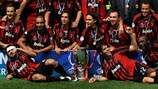 El Milan con el título logrado en 2007