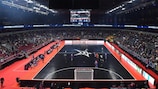 Action from the 2022 UEFA Futsal Champions League final
