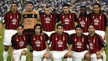 Así salió el Milan ante el Inter en la vuelta de las semifinales de la UEFA Champions League 2002/03