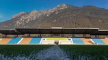 Das Rheinpark-Stadion in Vaduz ist die Spielstätte der Liechtensteiner Nationalteams.