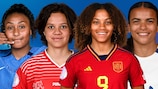 Some players to watch on Tuesday: France's Mélinda Mendy, Switzerland's Iman Beney, Spain's Vicky López and England's Ava Baker