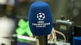A UEFA Champions League microphone: Learn to pronounce the names correctly
