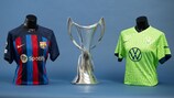 Nyon, Switzerland- May 16th: 22023 UEFA Club Competitions Finals Jerseys Shoot, at the UEFA Headquarters, The House of the European Football, on May 16th 2023. (Photo by Kristian Skeie - UEFA/UEFA via Getty Images)