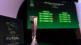 Sorteio da fase final do Futsal EURO de Sub-19 realizado