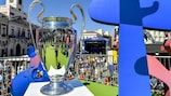 Трофей Лиги чемпионов УЕФА на фестивале в Мадриде